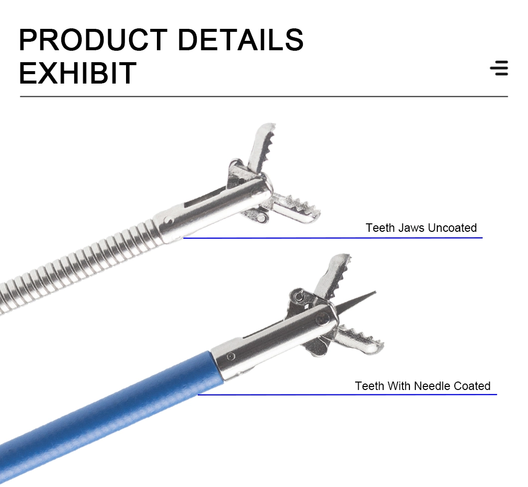 Medical Instruments Disposable Rotatable Biopsy Forceps for Endoscopy Tissue Sampling