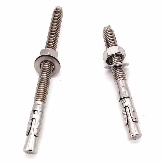 304 316 스테인리스 스틸로 제작된 웨지 앵커