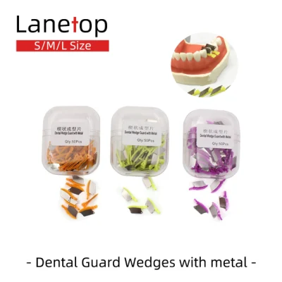 Autoclavable Dental Fender Wedge Interproximal 마우스 가드는 치은 블레이드 웨지를 보호합니다.